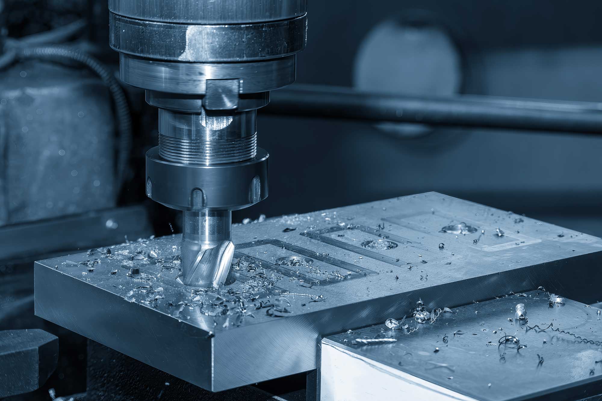 Custom CNC milling machine creating industrial replacement parts in Boyd, TX