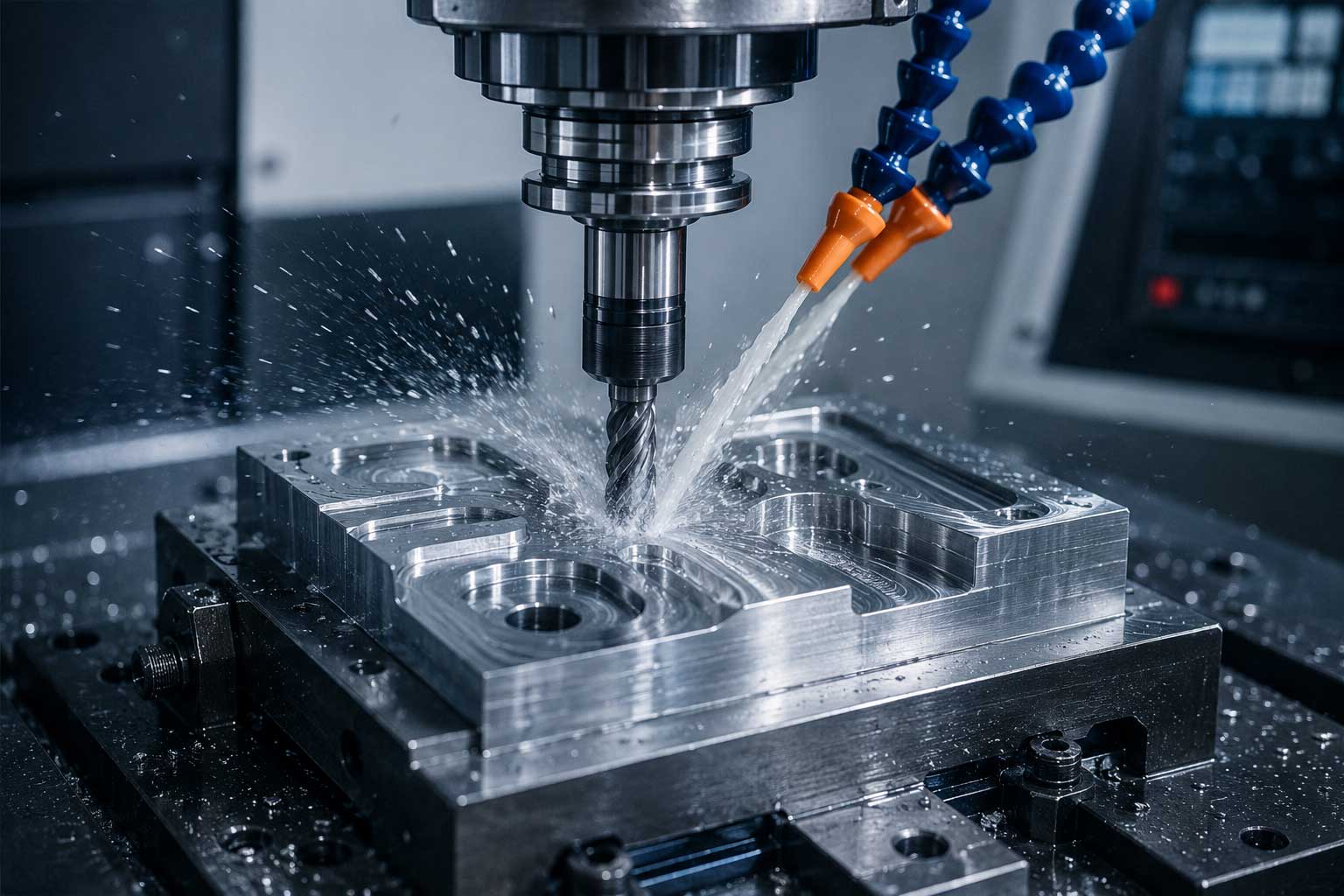 Precision CNC milling process for custom machined components in Boyd, TX